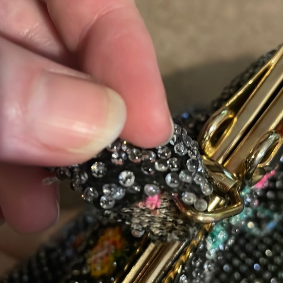 👛 SOLD Vintage Beaded Evening Bag - Picture 12 of 16